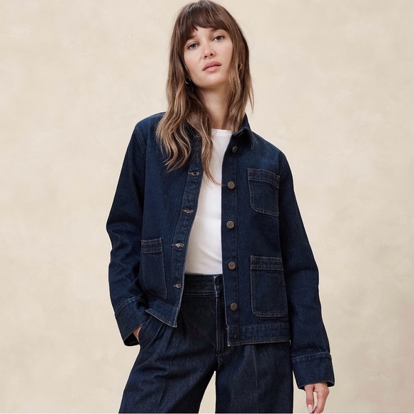 Banana Republic Denim Chore Jacket - Picture 1 of 5